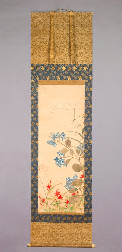 Fukae Roshū - Summer Grasses and Flowers - 16-2012 - Saint Louis Art Museum