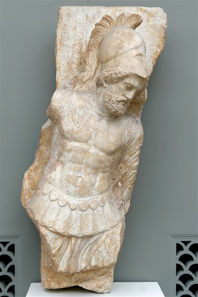 Funeral stele for a hoplite Ny Carlsberg Glyptotek IN1508