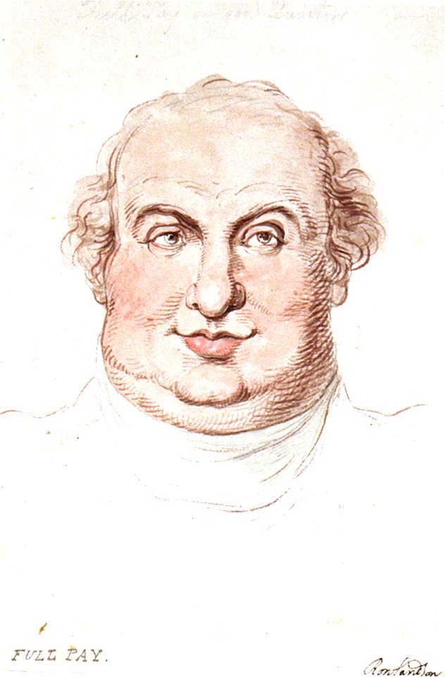 Full Pay- Full pay in good quarters (caricature) RMG PW5923