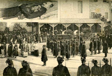 Funerali di Francesco II ex re di Napoli