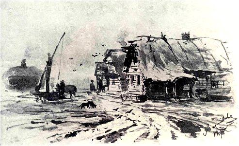 Fyodor Vasilyev Village landscape 1870 Perm
