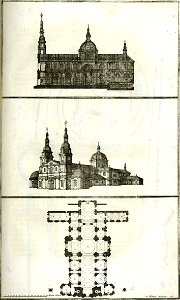 Fuldaer Dom aus J F Schannat Dioecesis Fuldensis 1727