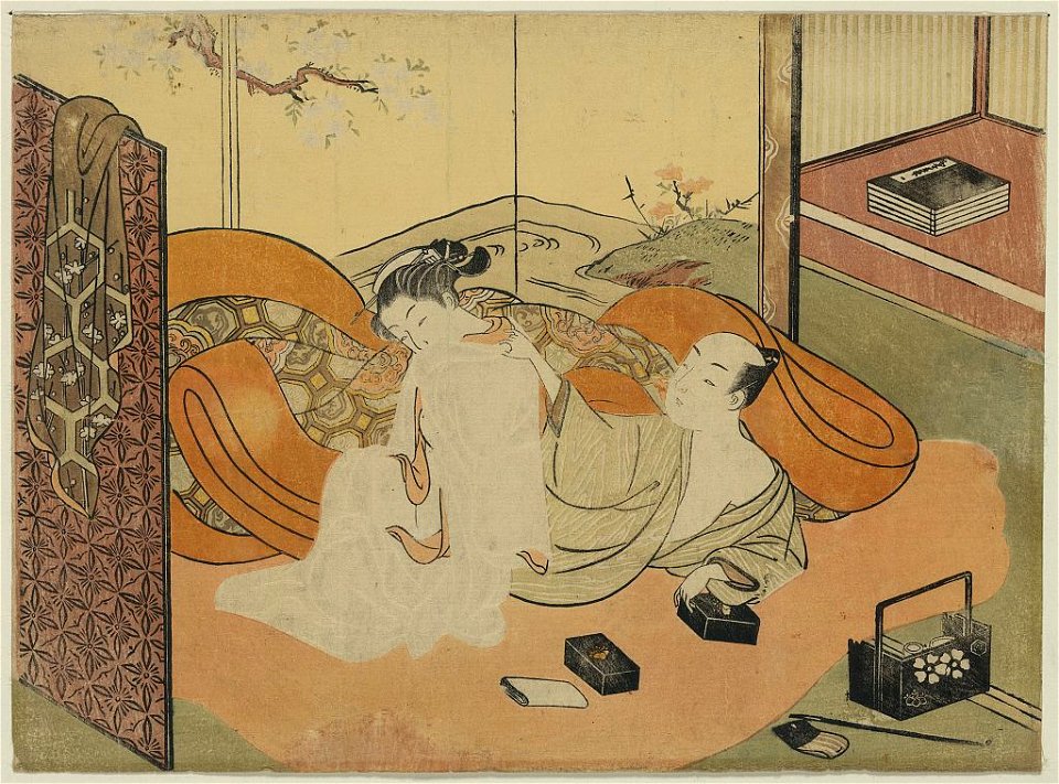 Futon no naka no yūjo to kyaku LCCN2009615158