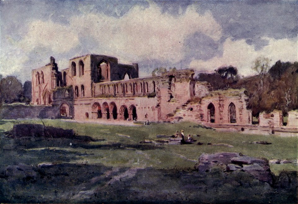 Furness Abbey - The English Lakes - A. Heaton Cooper