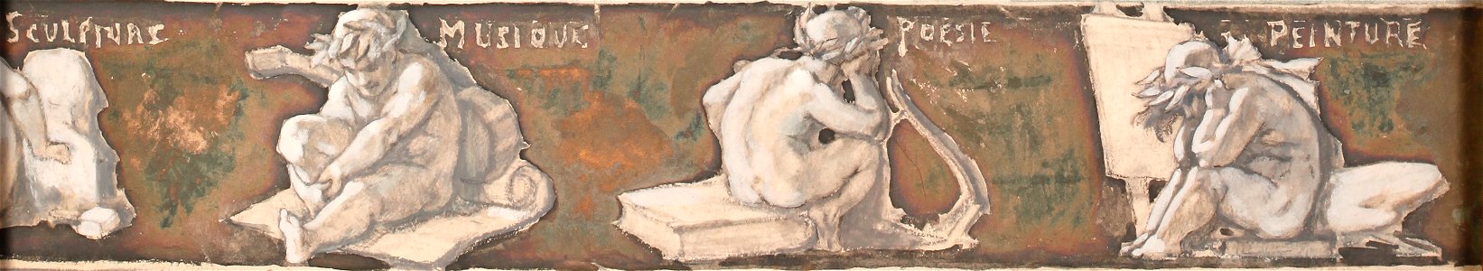 Félicien Rops - Pornokratès - 1878 - Frieze with the Arts