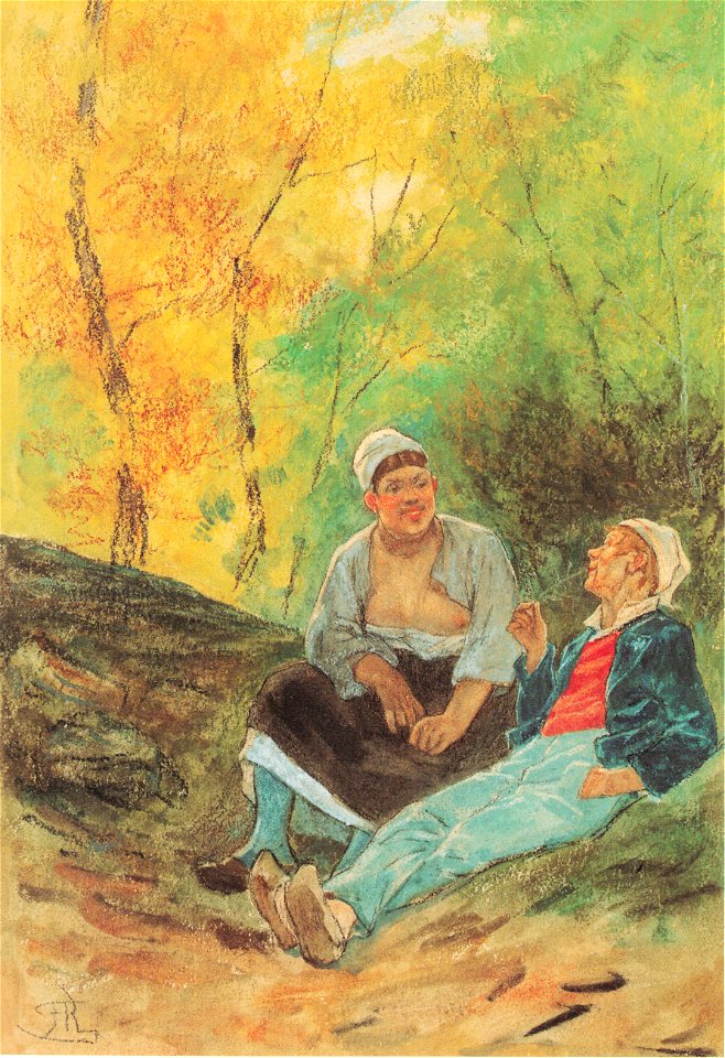 Félicien Rops - Amour d'automne