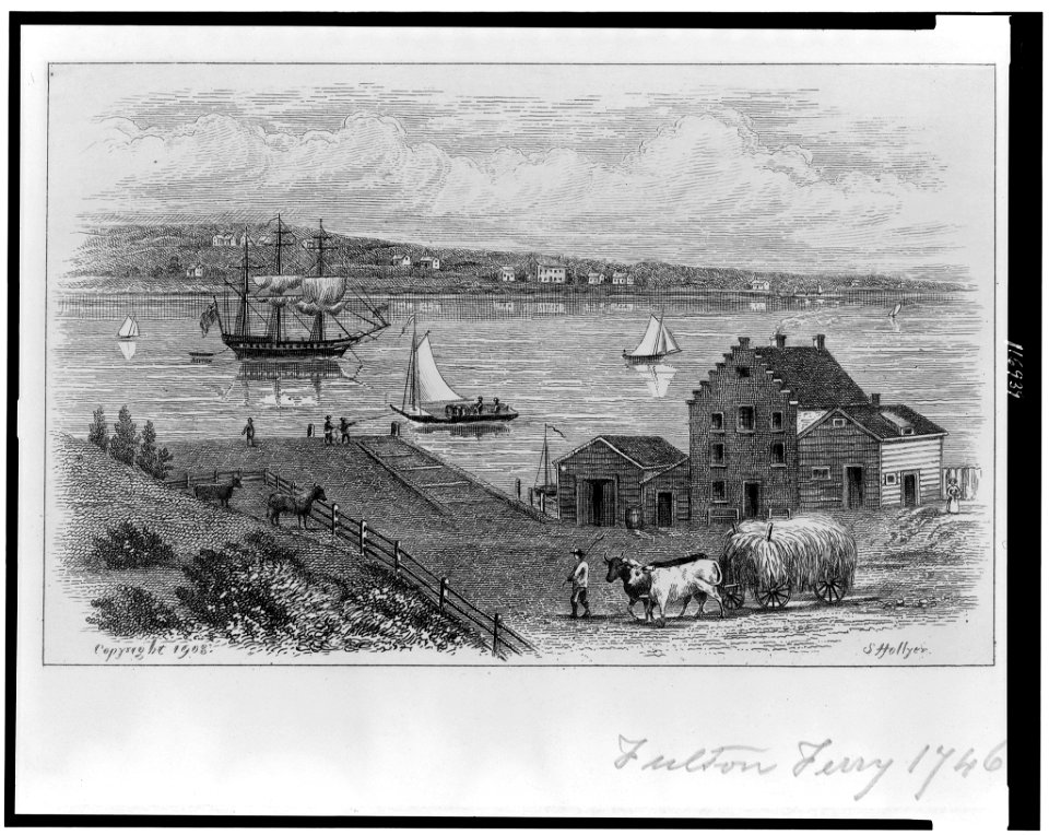 Fulton Ferry 1746 - S. Hollyer. LCCN96516225