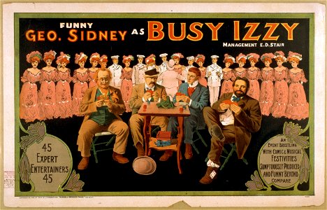 Funny Geo. Sidney as Busy Izzy LCCN2014635373