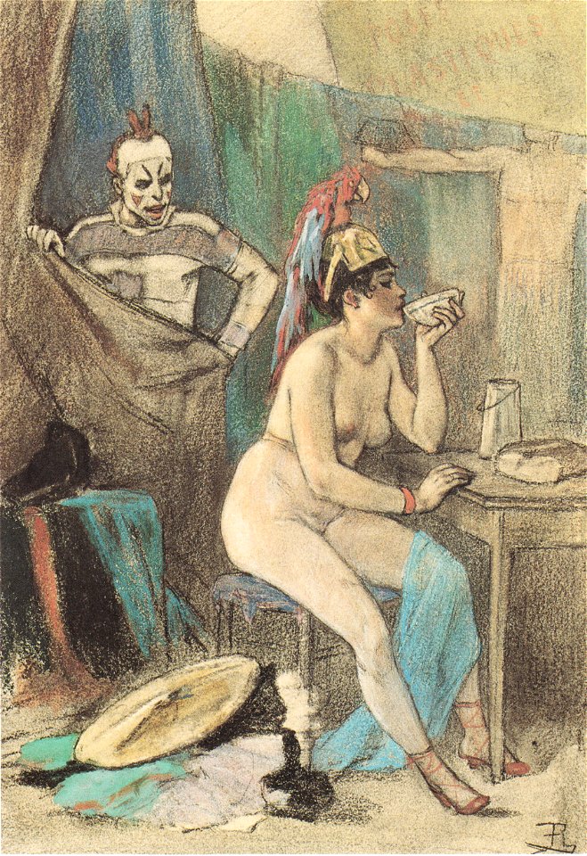 Félicien Rops - L'entr'acte de Minerve
