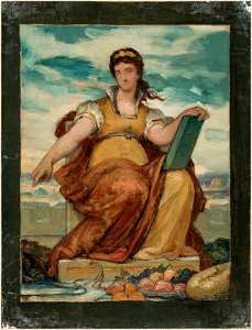 Félix Jobbe-Duval - Esquisse pour la salle du Conseil de l'octroi de Paris - annexe de l'Hôtel de Ville , L'octroi de Paris - PPP4053 - Musée des Beaux-Arts de la ville de Paris