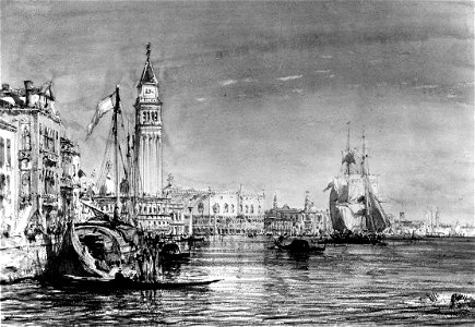 Félix François Georges Philibert Ziem - Venice - Morning - Walters 37949
