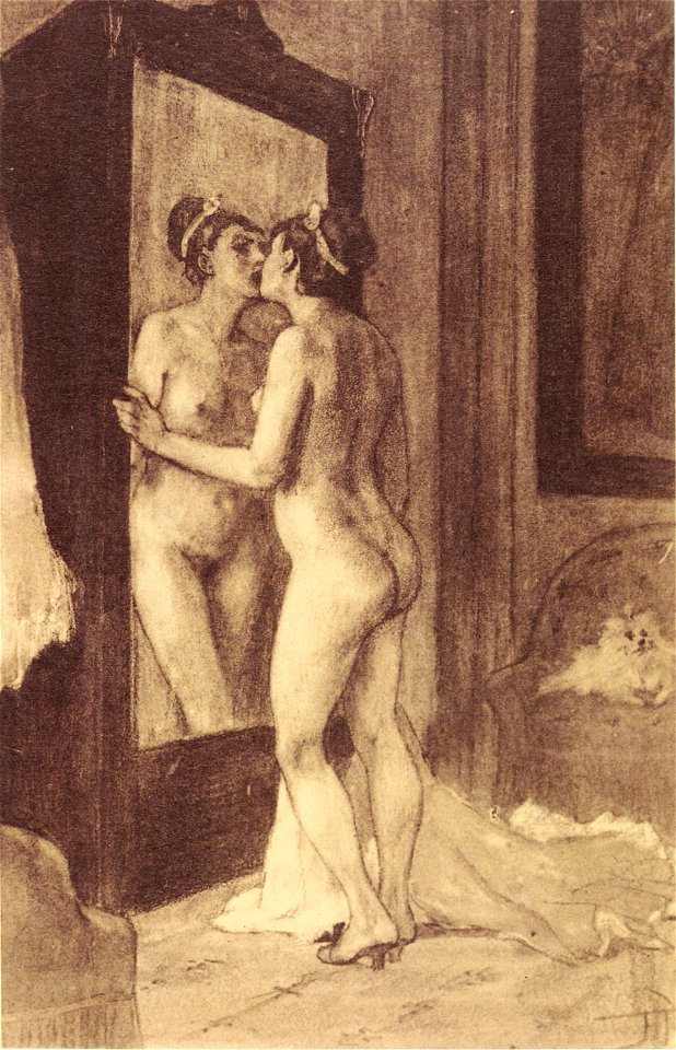 Félicien Rops - Selbstverliebt