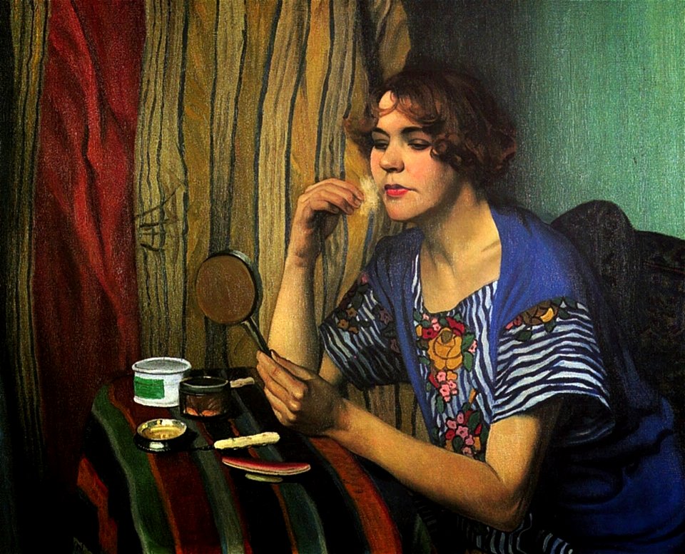 Félix Vallotton - Femme avec un poudrier