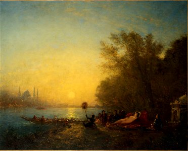 Félix Ziem - Constantinople, le repos de la sultane - PPP219 - Musée des Beaux-Arts de la ville de Paris