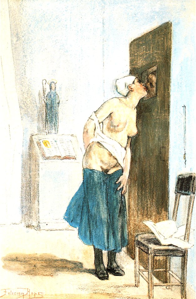 Félicien Rops - Les bagatelles de la porte