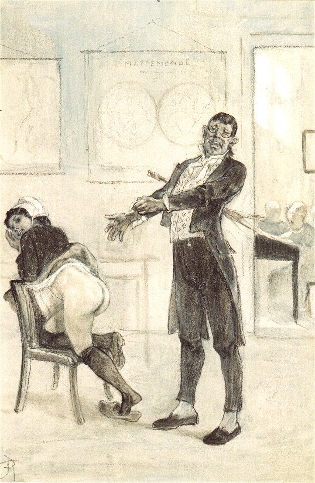 Félicien Rops - Qui aime bien châtie bien