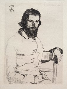 Félix Bracquemond (French, 1833-1914), Gazette des Beaux-Arts - Charles Méryon - 2005.256 - Cleveland Museum of Art