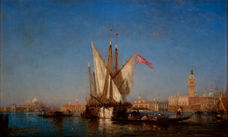 Félix François Georges Philibert Ziem - Bacino di San Marco, Venice - 1961.92 - Fogg Museum