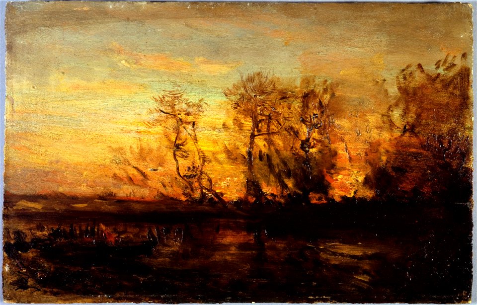 Félix Ziem - Coucher de soleil - PPP274 - Musée des Beaux-Arts de la ville de Paris