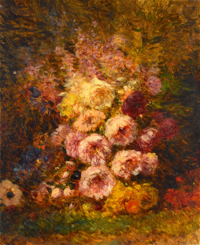 Félix Ziem - Pivoines - PPP212 - Musée des Beaux-Arts de la ville de Paris