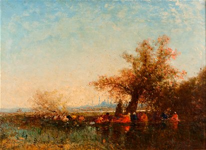 Félix Ziem - Les eaux douces d'Asie - PPP214 - Musée des Beaux-Arts de la ville de Paris