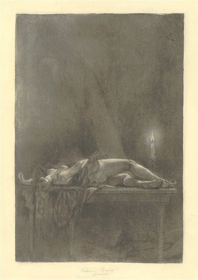 Félicien Rops - À un dîner d'athées