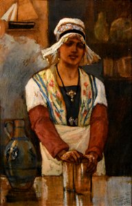 Félicien Rops (1833-1898) Cantinière van het loodswezen - Musée Félicien Rops Namen 23-03-2018 10-26-01
