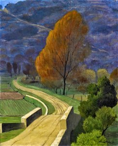 Félix Vallotton, 1922 - Pont sur le Béal