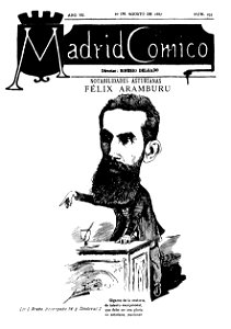 Félix Aramburu, de Mecachis, Madrid Cómico, 20 de agosto de 1887