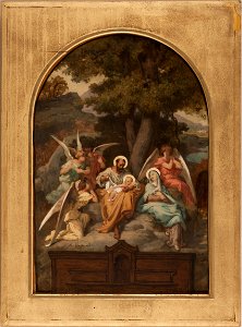 Félix Henri Giacomotti - Esquisse pour l'église Notre-Dame-des-Champs , Le Repos de la Sainte Famille - PPP4583 - Musée des Beaux-Arts de la ville de Paris