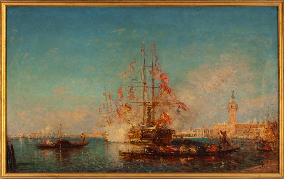 Félix Ziem - Le coup de canon - PPP197 - Musée des Beaux-Arts de la ville de Paris