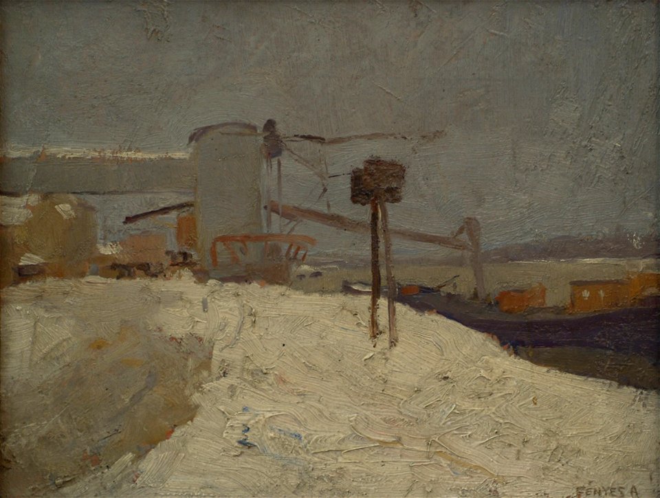 Fényes Adolf - 1902 körül - Téli kikötő