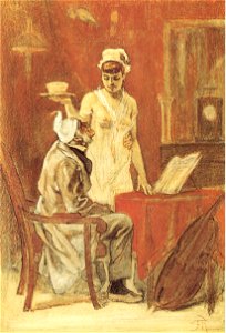 Félicien Rops - Le lait de poule