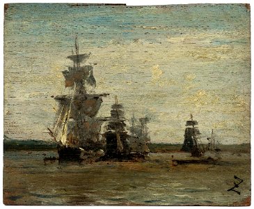 Félix Ziem - Les frégates - PPP285 - Musée des Beaux-Arts de la ville de Paris
