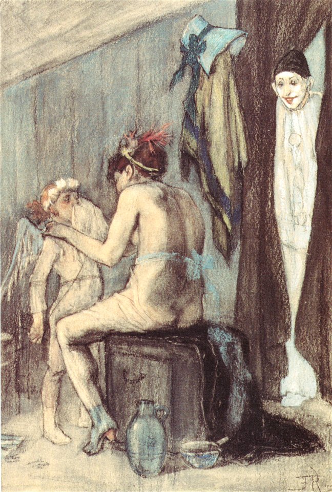 Félicien Rops - Venus and Cupidon
