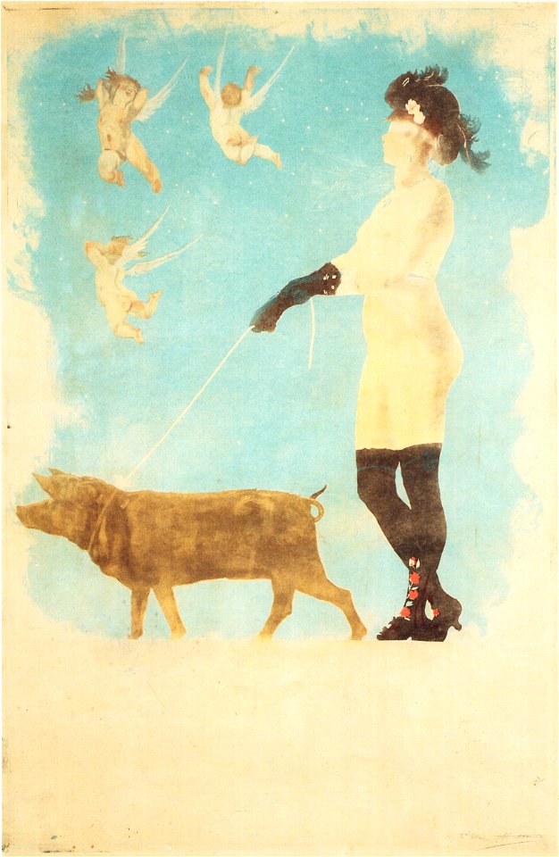 Félicien Rops - Pornokratès - 1896 - 2. Zustand