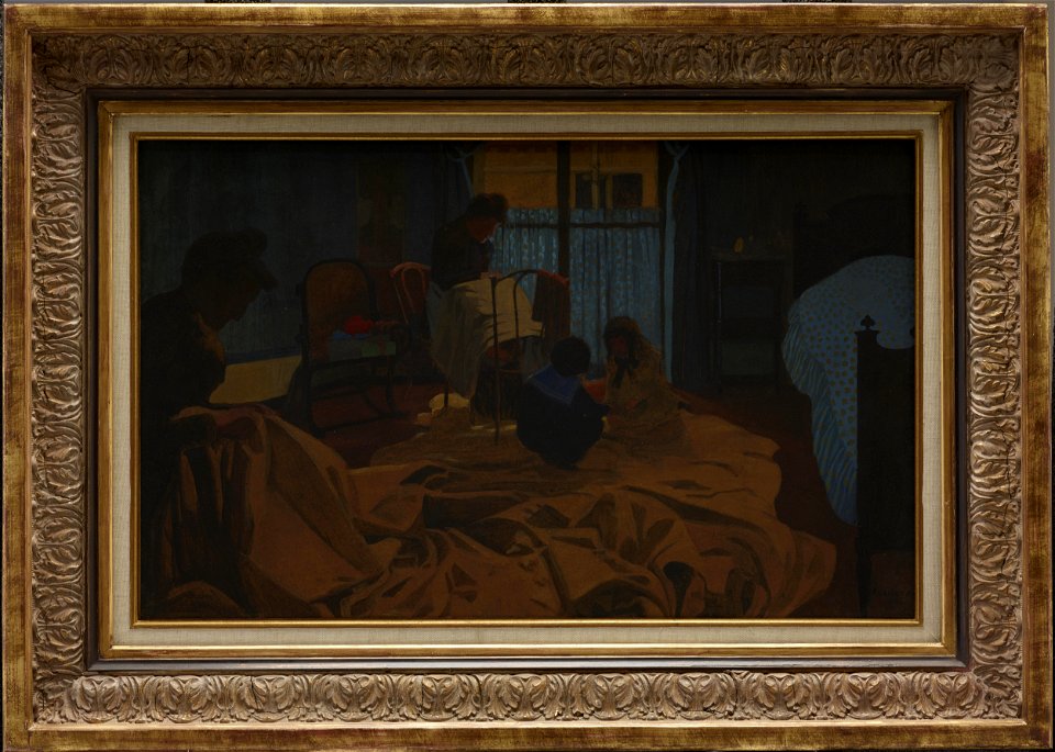 Félix Vallotton - The Laundress, Blue Room - 1996.48.FA - Dallas Museum of Art