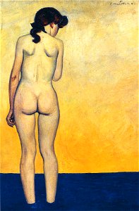 Félix Vallotton, 1907 - Adolescente entrant dans l'eau