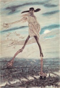 Félicien Rops - Les Sataniques. Satan semant l'ivraie