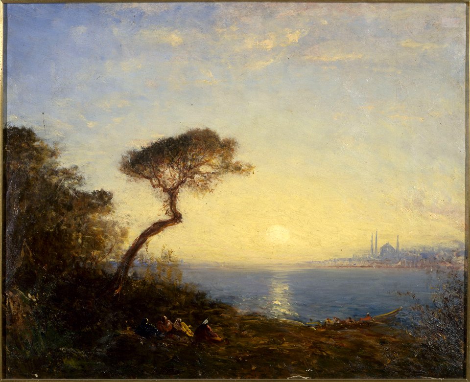 Félix Ziem - Pin parasol à l'embouchure du Bosphore - PPP242 - Musée des Beaux-Arts de la ville de Paris
