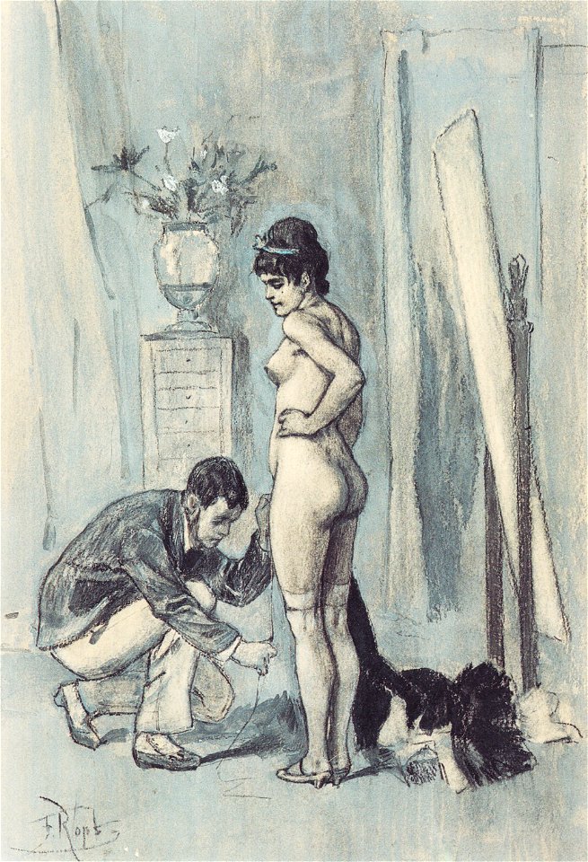 Félicien Rops - Le muscle du grand couturier