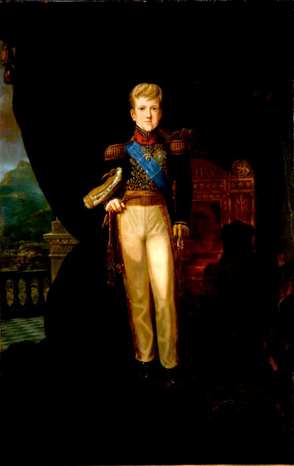 Félix-Émile Taunay - Retrato de sua majestade, o imperador D. Pedro II
