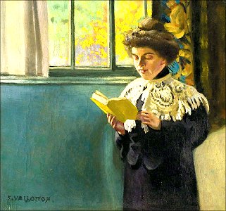 Félix Vallotton, 1904c - Femme lisant à la fenêtre