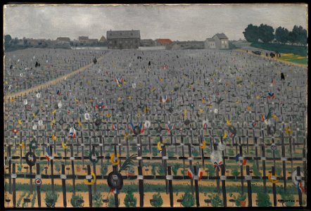 Félix Vallotton, 1917 - Le cimetière de Châlons-sur-Marne