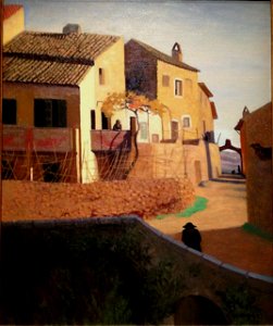 Félix Vallotton, 1923 - Pont à la romaine à Cagnes