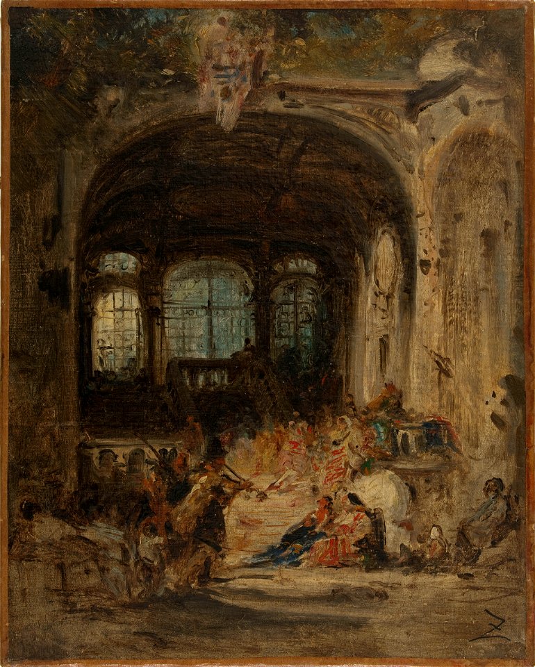 Félix Ziem - Fête dans un palais à Naples - PPP283 - Musée des Beaux-Arts de la ville de Paris
