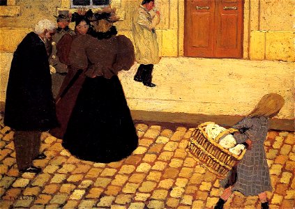 Félix Vallotton, 1895 - Scène de rue