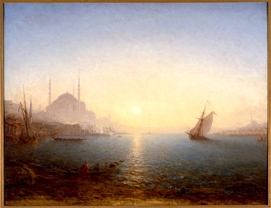 Félix Ziem - Constantinople, Sainte-Sophie au soleil levant - PPP201 - Musée des Beaux-Arts de la ville de Paris