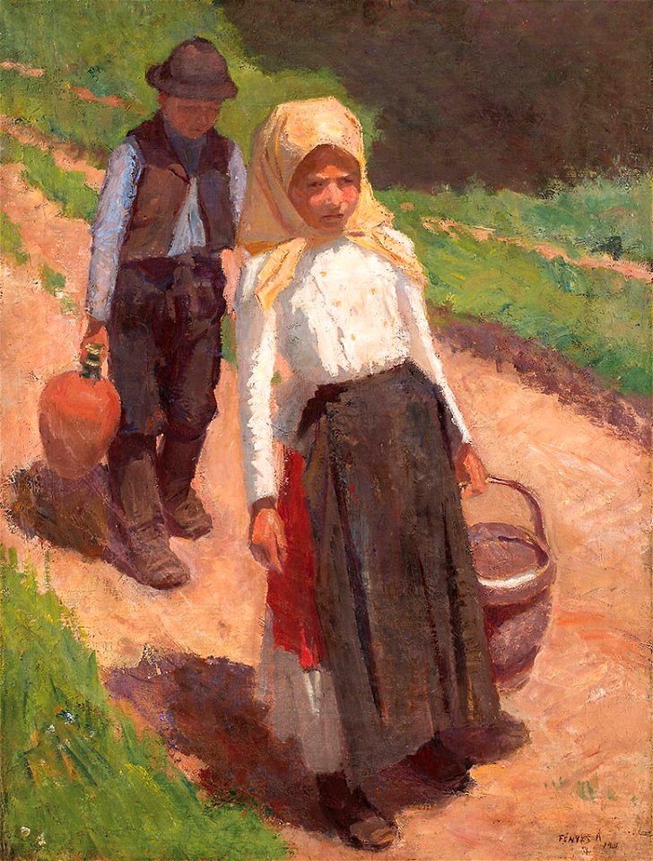 Fényes Adolf - 1903 - Hazatérő testvérek