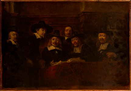 Félix Ziem - Les syndics des drapiers, copie d'après Rembrandt - PPP325 - Musée des Beaux-Arts de la ville de Paris